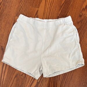 Mate the label sweat shorts in bone color - size L